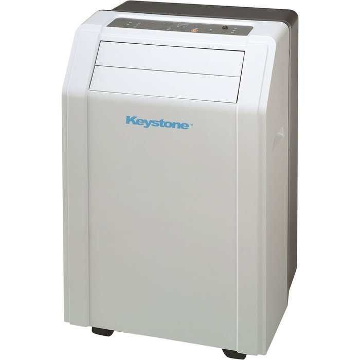 Keystone Eco-Friendly 14,000 BTU Indoor Portable Air Conditioner, Built-In Dehumidification with "No Bucket Design...