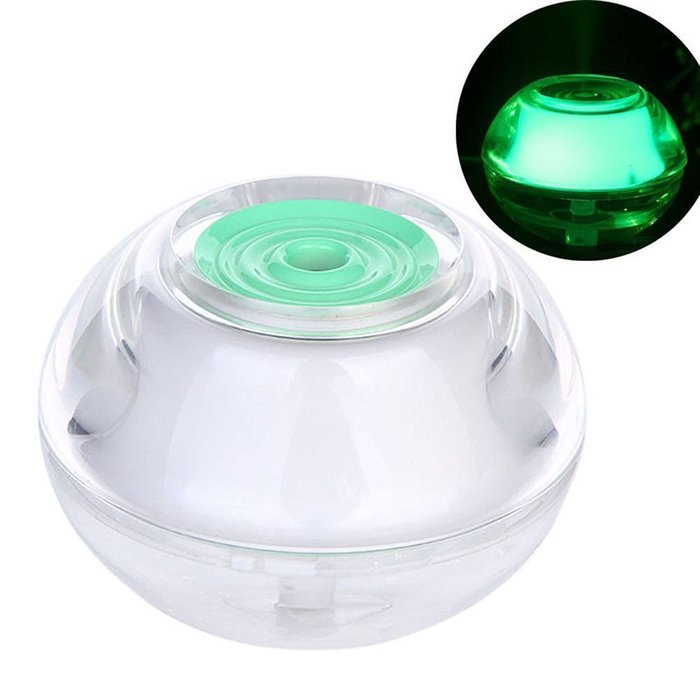 MEGAVISION Portable Personal Crystal Night Lights Cool Mist Air Humidifier with USB Cable for Home Office Bedroom... N8