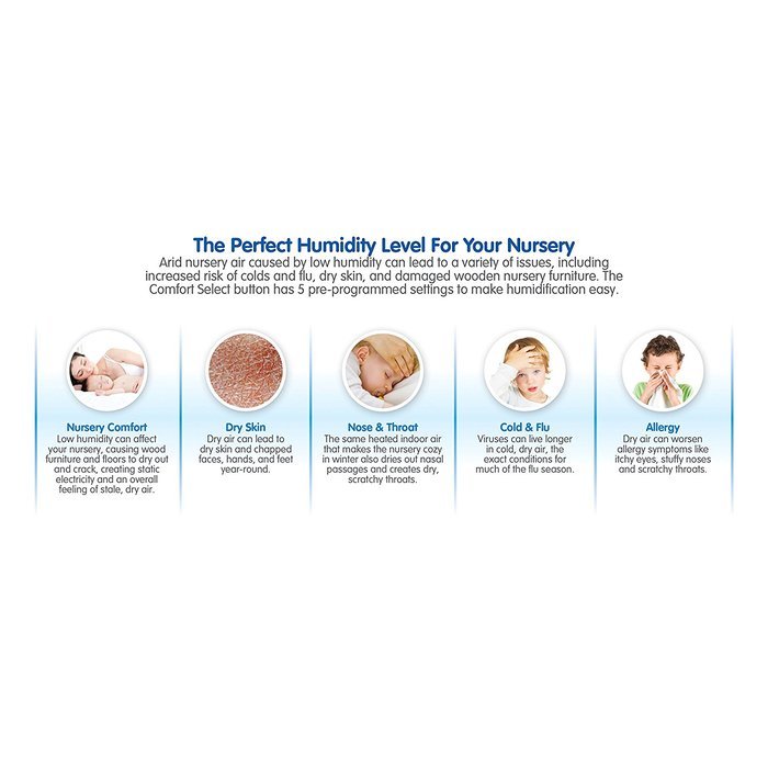 NUK Warm and Cool Mist Ultrasonic Humidifier N5