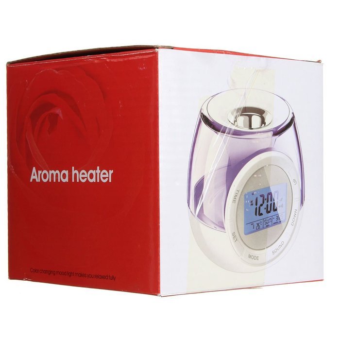 ELEGIANT Clock chramatic Lamps USB Aromatherapy Fragrance Decorative LED Night Light Aroma N3