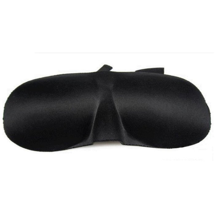 BXT Travel Night&Noon Nap Sleep Soft Eye Mask Blindfold Blinder Black N6
