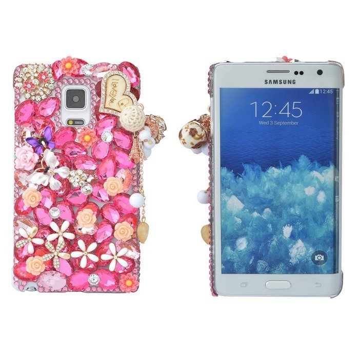 Note 4 Case,Yaheeda 3D Fashion Bling PC Hard Case for Samsung Galaxy Note 4 (2014) N28