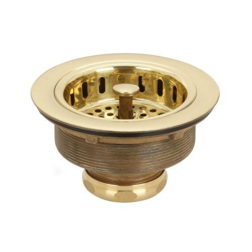 Belle Foret BFNKBS1PB Kitchen Basket Strainer, Polished Brass by Belle Foret