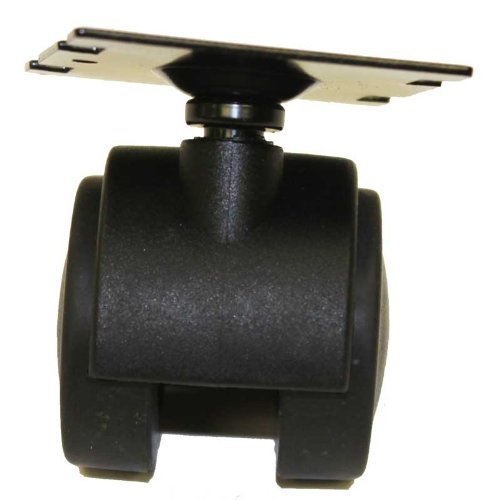 CASTOR, TWIN WHEEL D4C/SE, E2 BLACK