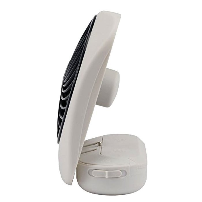 [ Global Group ] O2COOL 5 inch Small Desk Fan Portable Fan White & Grey