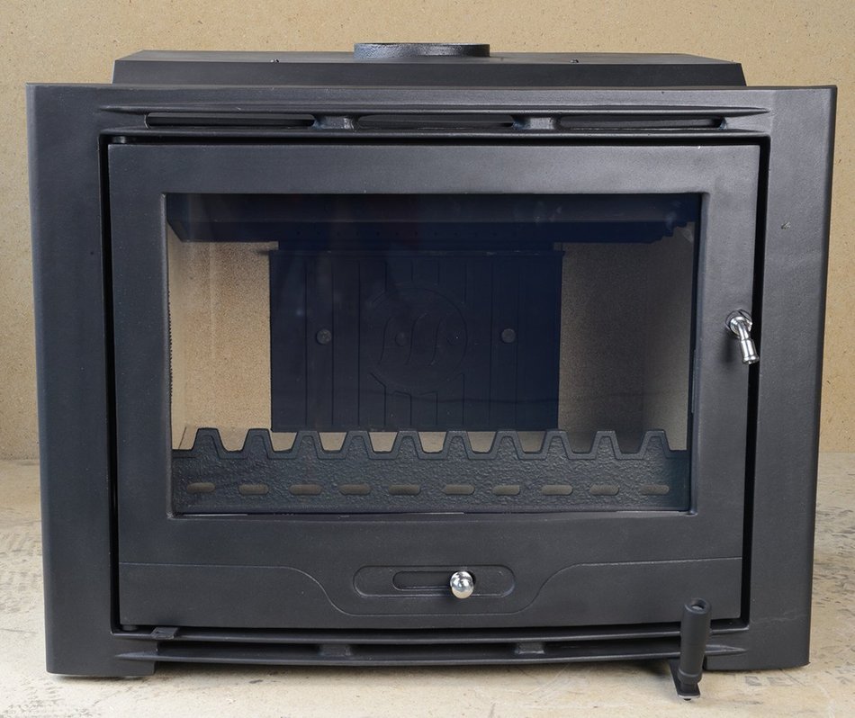 HiFlame Wood Burning Fireplace Insert HF577IU7 Paint Black N5