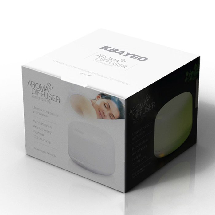 300ml Cool Mist Humidifier Ultrasonic Aroma Essential Oil Diffuser for Office Home Bedroom Living Room Study Yoga... N7