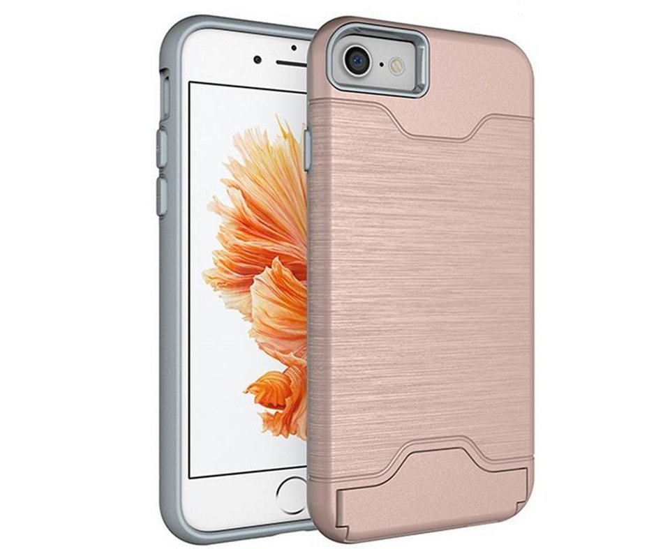 iPhone 7 Card Holder Case,Inspirationc Shockproof Anti-scratch Hard Shell Carrying Case Cover for iPhone 7 4.7... N20