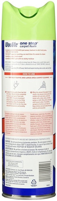 Woolite One Step Foam Carpet Cleaner - 22 oz - 2 pk