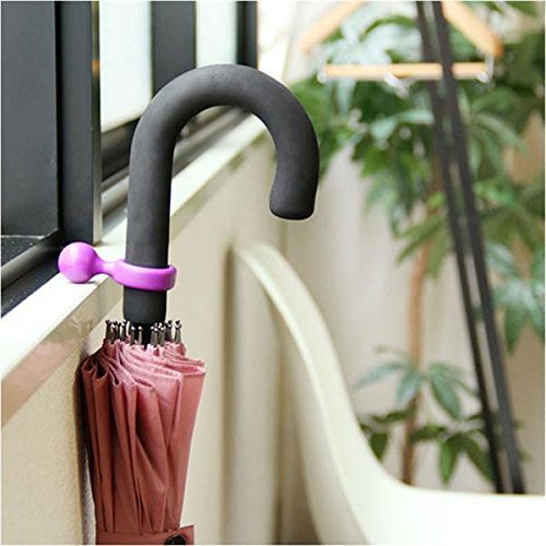 Plastic Handy Mini Umbrella Hanger Holder Stand Support Rack Mount Color Random N2