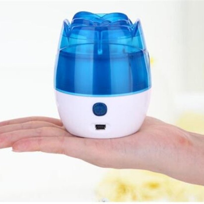JoJoauto Mini USB Desk Roses Dazzle Humidifier Freshener Household Office Home Air Cleaner Purifier (Purple) N5