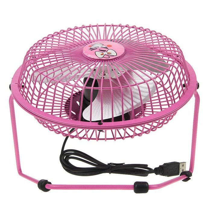 Greenery 360 Degree Rotation Mini Quietness Lightweight Metal Desktop Laptop PC USB Plug Charger Office Home Desk... N24