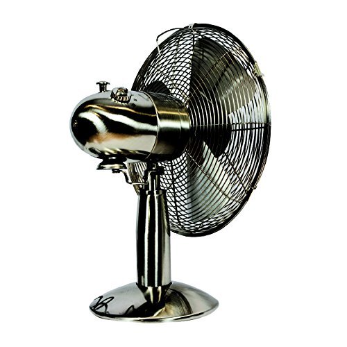 Soleus FT-30-A Metal Oscillating Table Fan, 12" N4