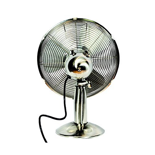 Soleus FT-30-A Metal Oscillating Table Fan, 12" N5