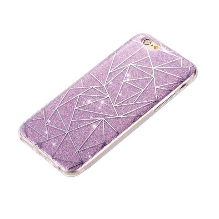 iPhone 7 Case,iPhone 7 Bling Glitter TPU Case,PHEZEN Geometric Pattern Shiny Sparkling Glitter Flexible Soft Rubber... N7