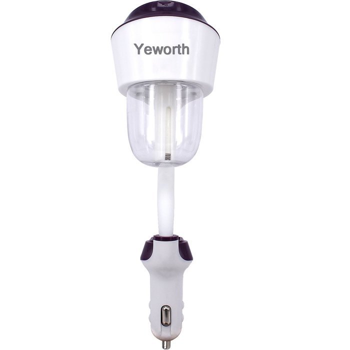 Yeworth Car Air Humidifier,2nd Generation Mini Aromatherapy Humidifier for Car with Dual USB Charger Port Aroma... N8
