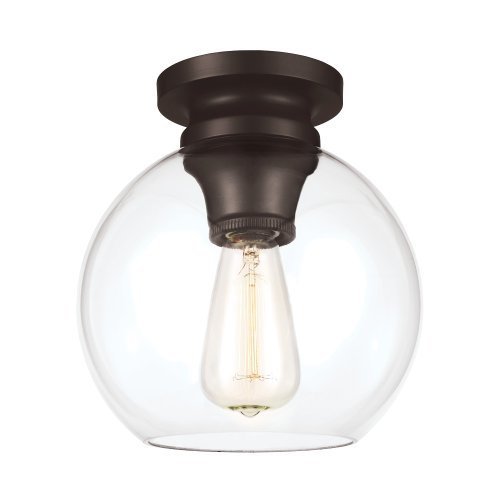 Feiss FM403ORB-LA 1-Light Tabby Flush Mount Wall Sconce by Feiss