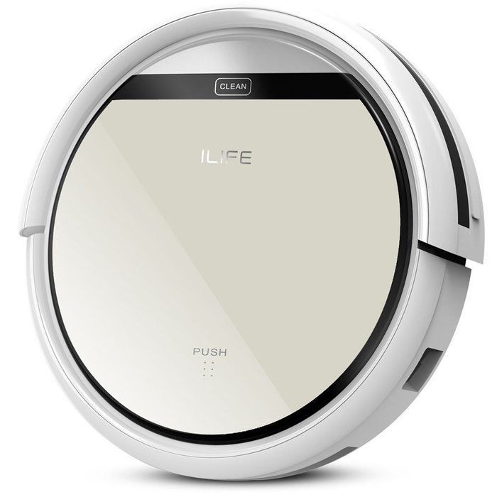 ILIFE V5 Robotic Vacuum Cleaner upgraded version of V3S for All Kinds of Floor Cleaning(Gray)