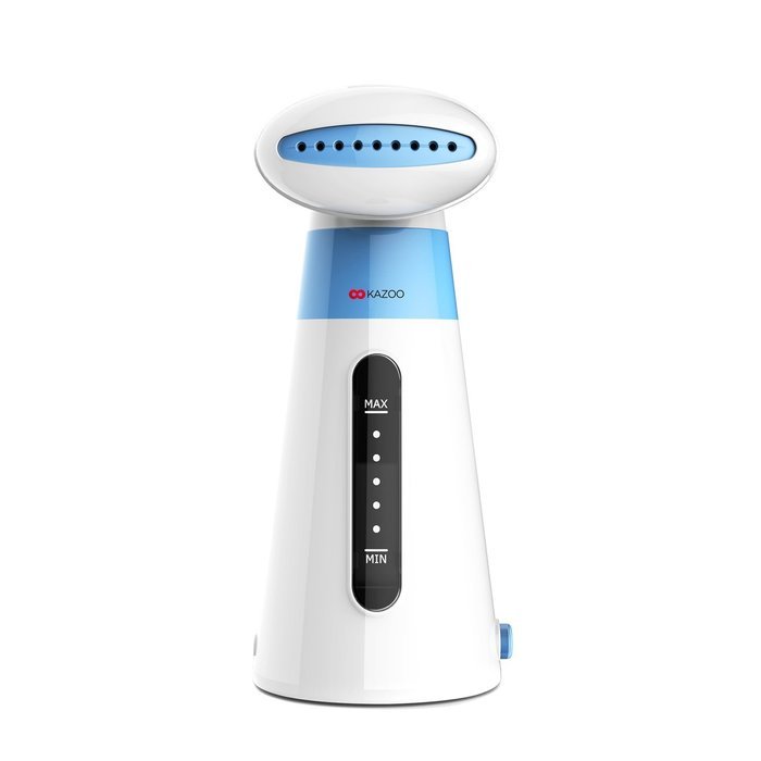 Kazoo Compact Handheld Fabric Steamer, portable mini for travel, Blue