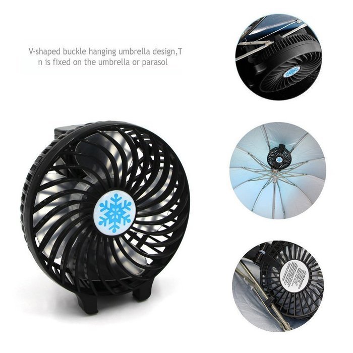 Rechargeable Fans Portable & Foldable Handheld Mini Fan Battery Operated Cooling Fan with 18650 Battery, Electric... N20