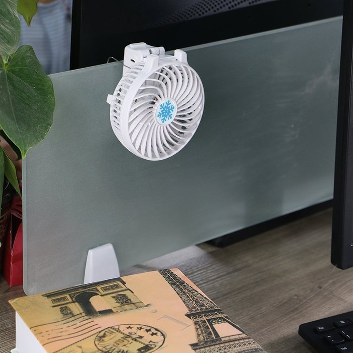 Rechargeable Fans Portable & Foldable Handheld Mini Fan Battery Operated Cooling Fan with 18650 Battery, Electric... N23