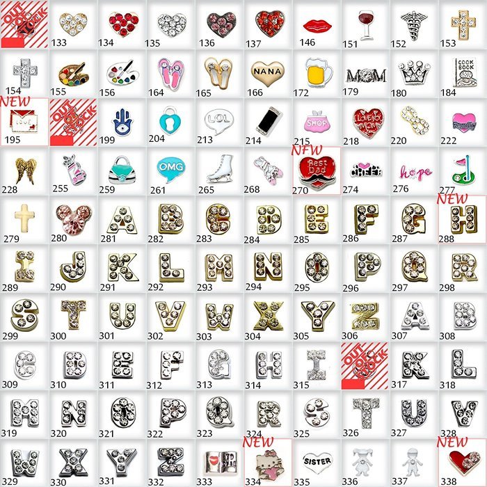 HotBuyKing TM: A Cross Locket With 5 Floating Charms N4