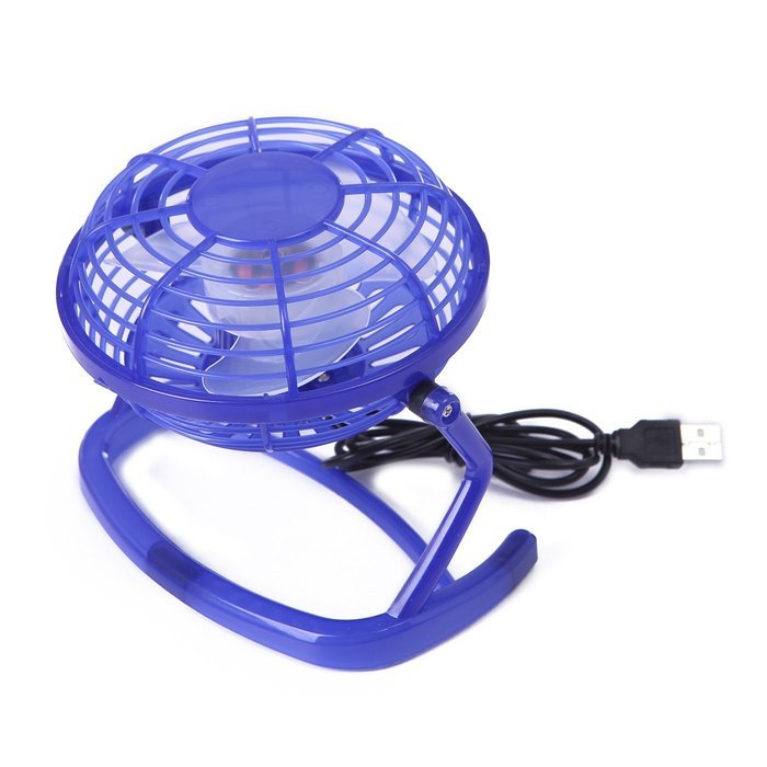 HDE USB Powered Desk Fan Personal Air Blower for PC Notebook Laptop (Pink) N7