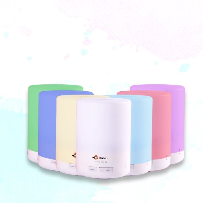 300ml Aroma Diffuser by Minofox with Timer and Auto Shut off function, Essential oil diffuser with 6-7 Hours continuous... N2