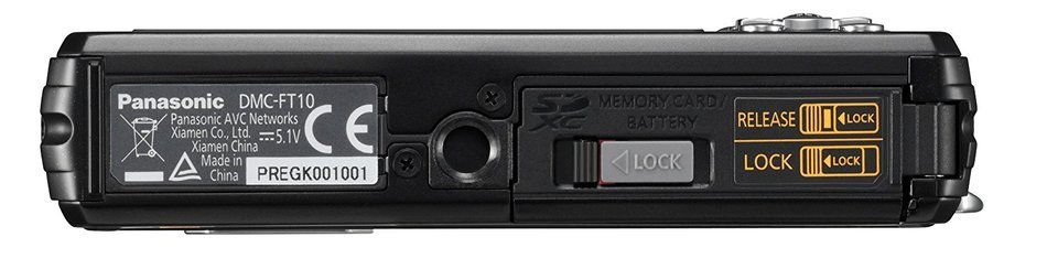 Panasonic Lumix DMC-TS10 14.1 MP Digital Camera with 4x Optical Image Stabilized Zoom and 2.7-Inch LCD (Black) N8