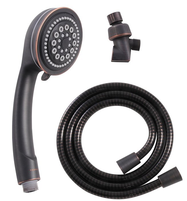 LDR 520 5105ORB Complete 5 Function Handheld Shower Set with 60-Inch Hose and Mount Bracket Oil Rubbed Bronze... N3