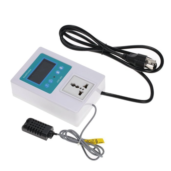 KKmoon AC110-240V 10A Intelligent Digital Humidity Controller with Sensor Humidification Dehumidification Control... N5