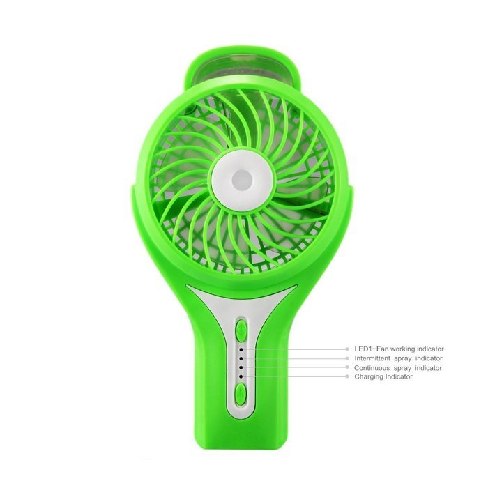 BearsFire&reg; Portable Handheld USB Mini Misting Fan with Personal Cooling Mist Humidifier Fan Rechargeable Battery... N4