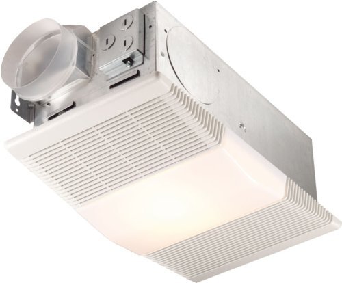 NuTone 665RP Heat-A-Ventlite Exhaust Fan with 1300-Watt Heater and 100 ...