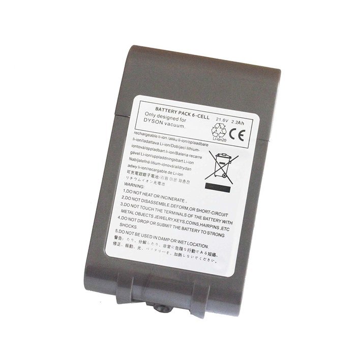 21.6V 2.2Ah Replacement Battery for Dyson V6 DC58 DC59 DC61 DC62 Animal DC72 Series N2
