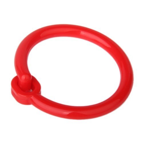SODIAL(R) 20pcs Diameter Scrapbook Book Ring - Red N6