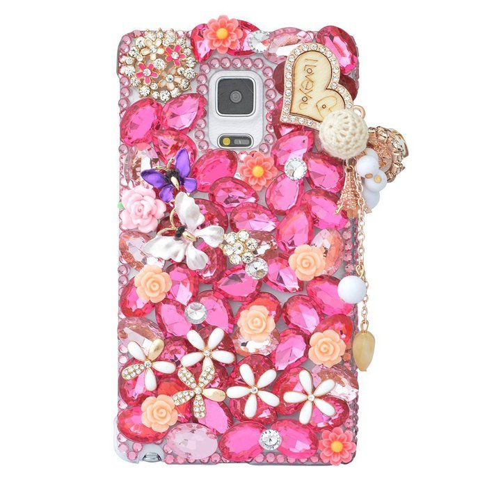 Note 4 Case,Yaheeda 3D Fashion Bling PC Hard Case for Samsung Galaxy Note 4 (2014) N29