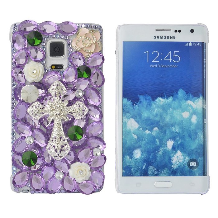 Note 4 Case,Yaheeda 3D Fashion Bling PC Hard Case for Samsung Galaxy Note 4 (2014) N33