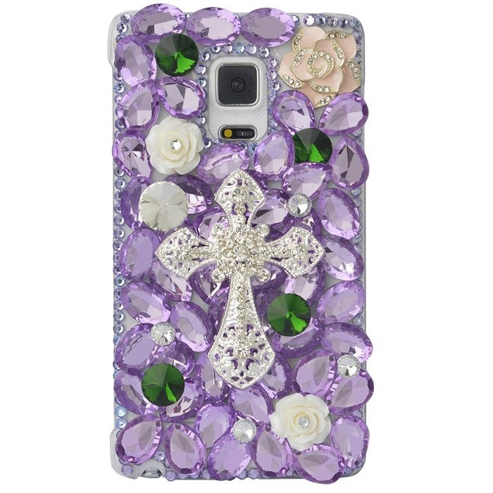 Note 4 Case,Yaheeda 3D Fashion Bling PC Hard Case for Samsung Galaxy Note 4 (2014) N34