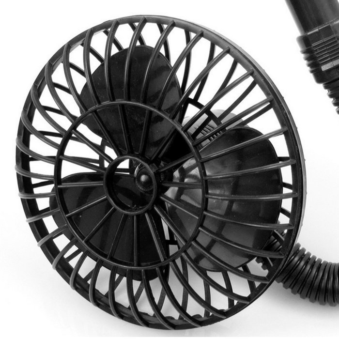DC 12V 15W Car Wireless Flexible Arm Fan Car Automobile Vehicle Air Cooler Cooling Fan with Switch and Cigarette... N3