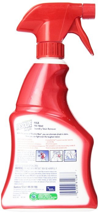 Resolve Max - Trigger Laundry Stain Removers, 16 Ounce
