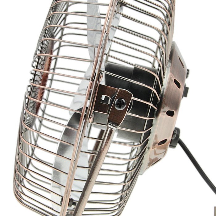 BXT 360 Degree Rotating USB Cooling Table Vintage Retro Metal Electric Home Office PC Laptop Desktop Portable... N42