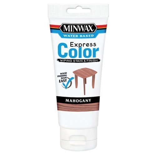 Minwax 30804 Water Based Express Color Wiping Stain and Finish, Mahogany by Minwax