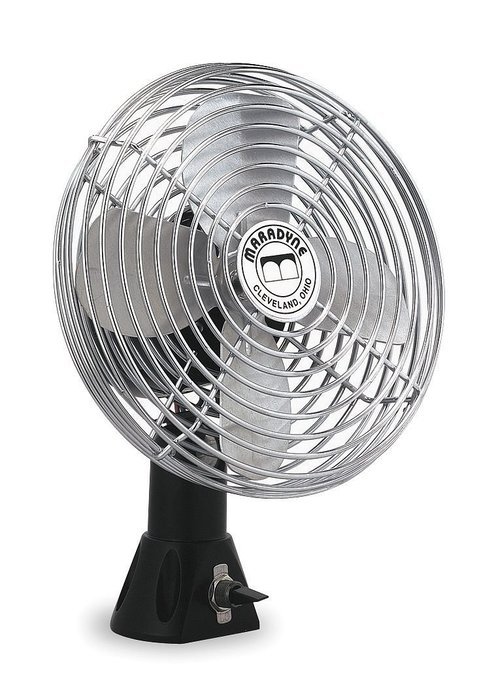 Compact Bolt-On Fan, 24VDC, 6-1/2 in. Dia.