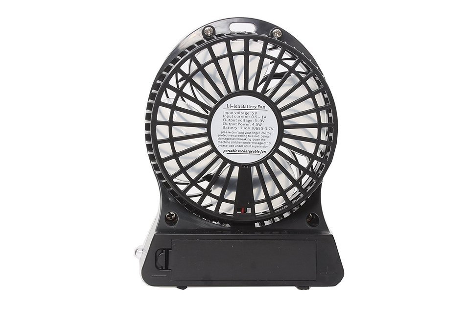 Multi-functional Portable Desk Fan Battery Operated Fan USB Rechargeable Battery Powered Handheld Fan with Lithium... N17