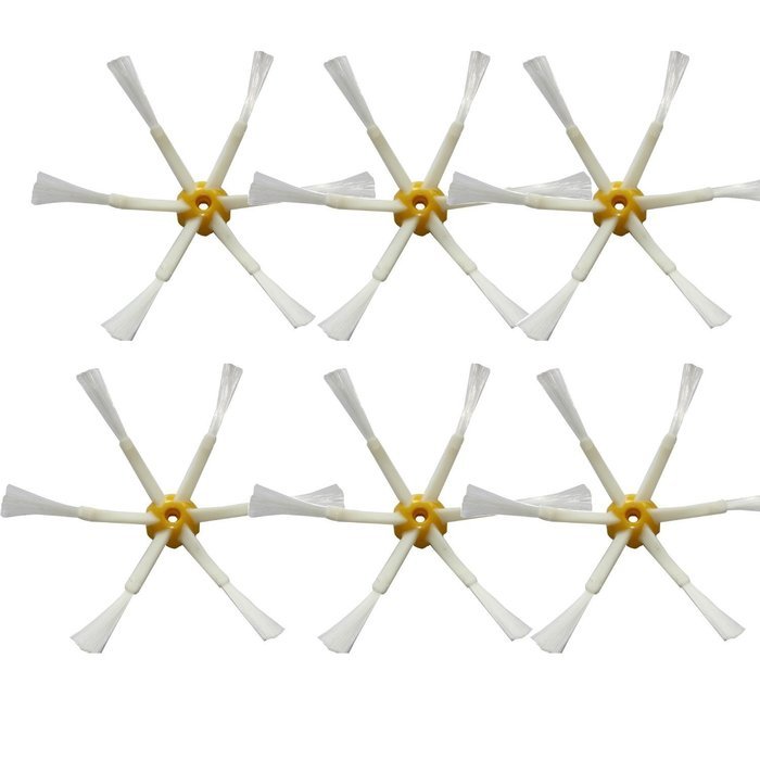 6 Pack Side Brush For iRobot Roomba 500 600 700 570 550 630 650 760 Series 6 Armed CleanerRobotic Accessory