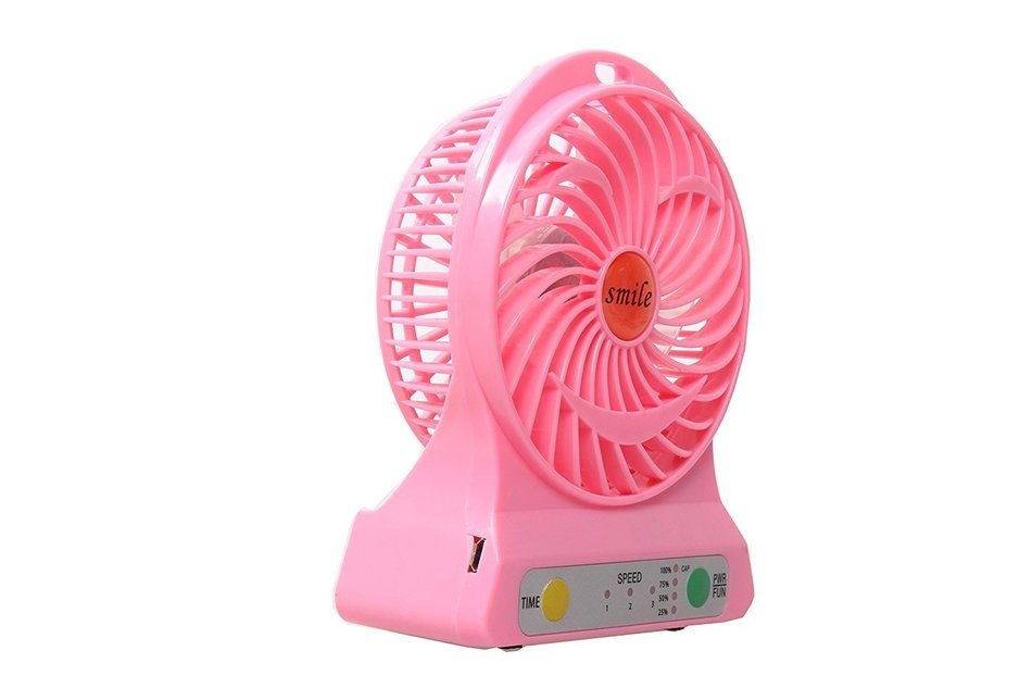 Multi-functional Portable Desk Fan Battery Operated Fan USB Rechargeable Battery Powered Handheld Fan with Lithium... N22