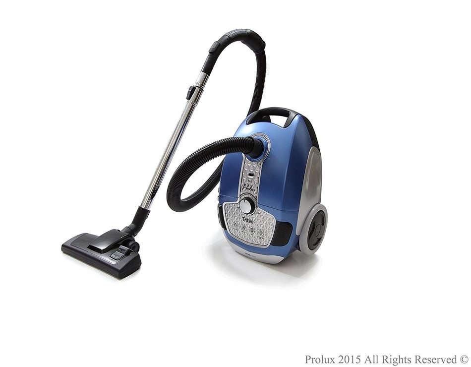 Tritan Canister Vacuum HEPA Sealed Hard Floor Vacuum Color: White N2