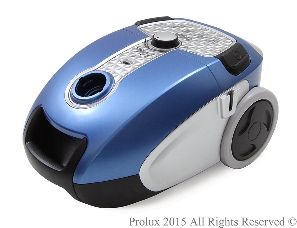 Tritan Canister Vacuum HEPA Sealed Hard Floor Vacuum Color: White N3