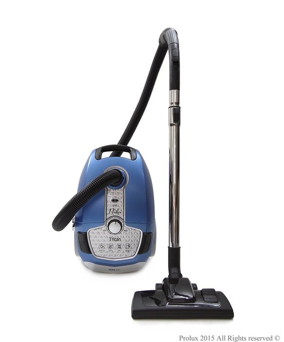Tritan Canister Vacuum HEPA Sealed Hard Floor Vacuum Color: White N4