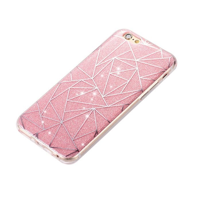 iPhone 7 Case,iPhone 7 Bling Glitter TPU Case,PHEZEN Geometric Pattern Shiny Sparkling Glitter Flexible Soft Rubber... N11